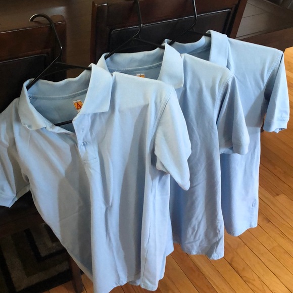 Blue ( private school) polo shirts - Picture 1 of 3